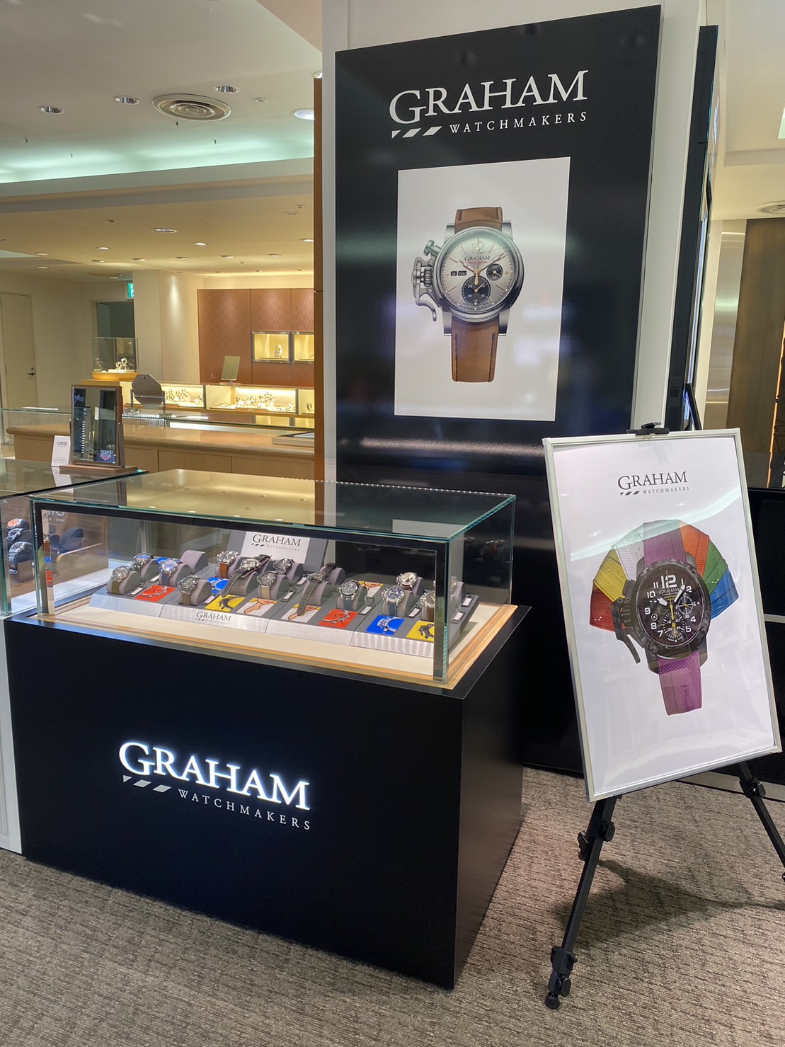 You are currently viewing 大丸京都店6階時計サロンにてGRAHAM リニューアル展開